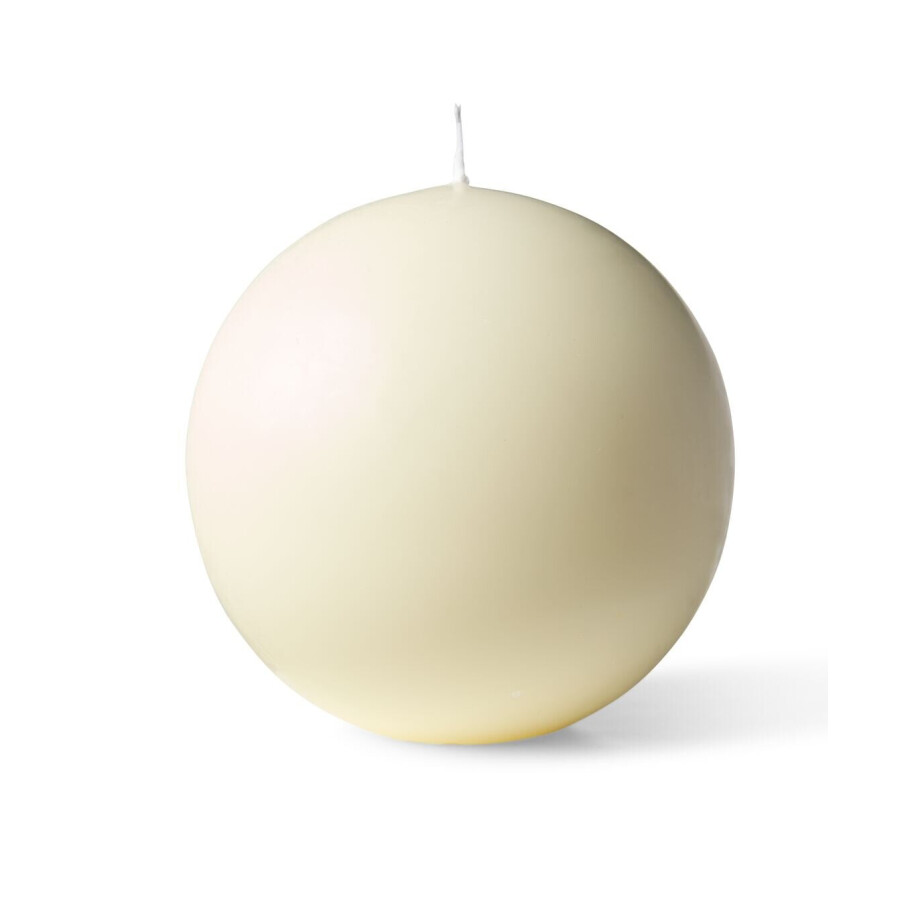 HEMA HEMA Geurkaars Bol ⌀10cm Sinaasappel-cederhout afbeelding 