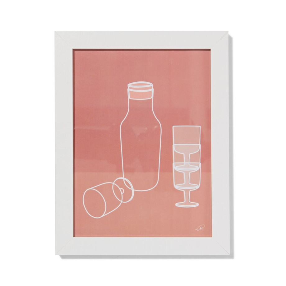 HEMA HEMA Fotolijst 15x20cm Wit Hout Wit (wit) afbeelding 1