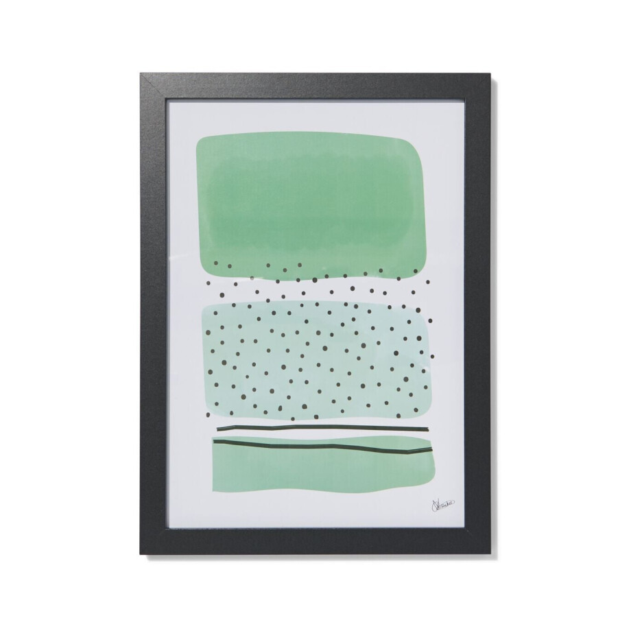 HEMA HEMA Fotolijst A4 Zwart Hout Zwart (zwart) afbeelding 1