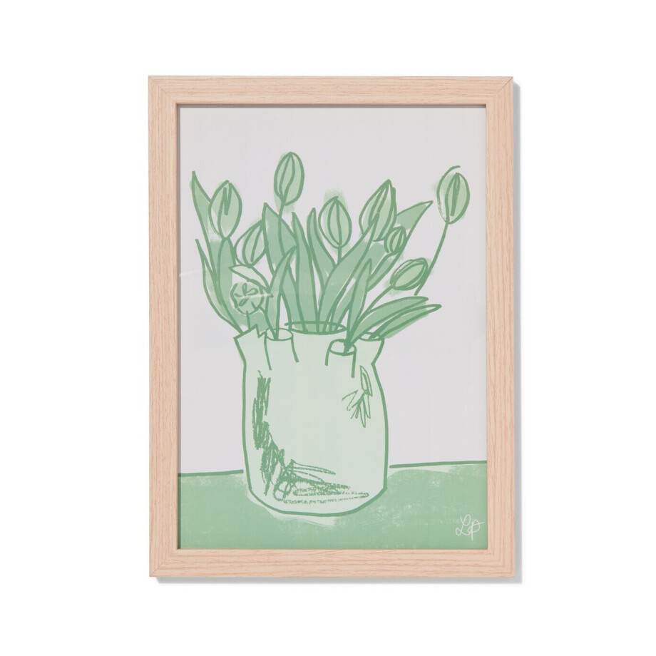 HEMA HEMA Fotolijst A4 Naturel Hout Hout (hout) HEMA HEMA Fotolijst A4 Naturel Hout Hout (hout) afbeelding 1