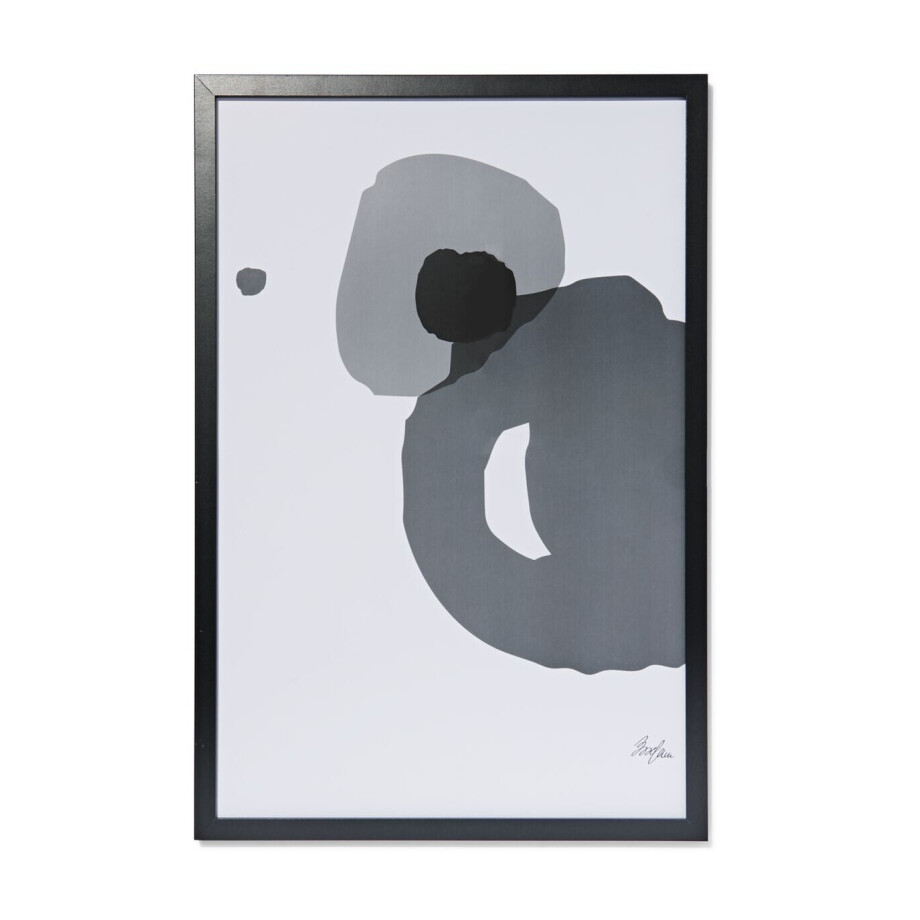 HEMA HEMA Fotolijst 40x60cm Zwart Hout Zwart (zwart) afbeelding 1