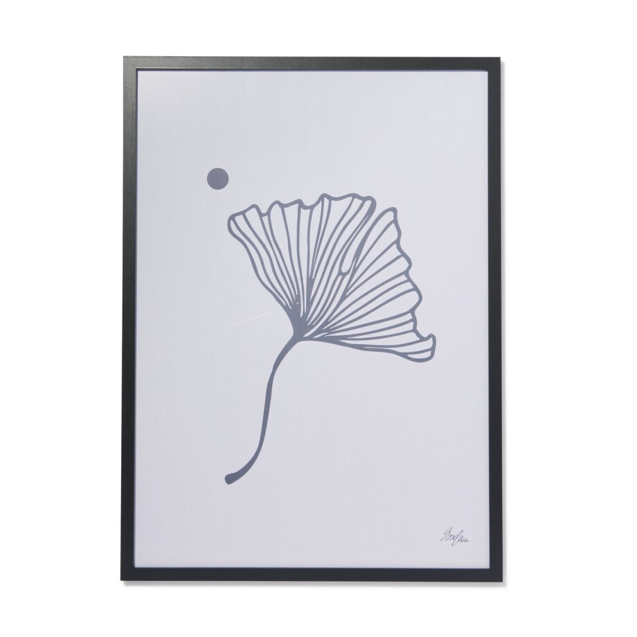 HEMA HEMA Fotolijst 50x70cm Zwart Hout (zwart) HEMA HEMA Fotolijst 50x70cm Zwart Hout (zwart) afbeelding 1