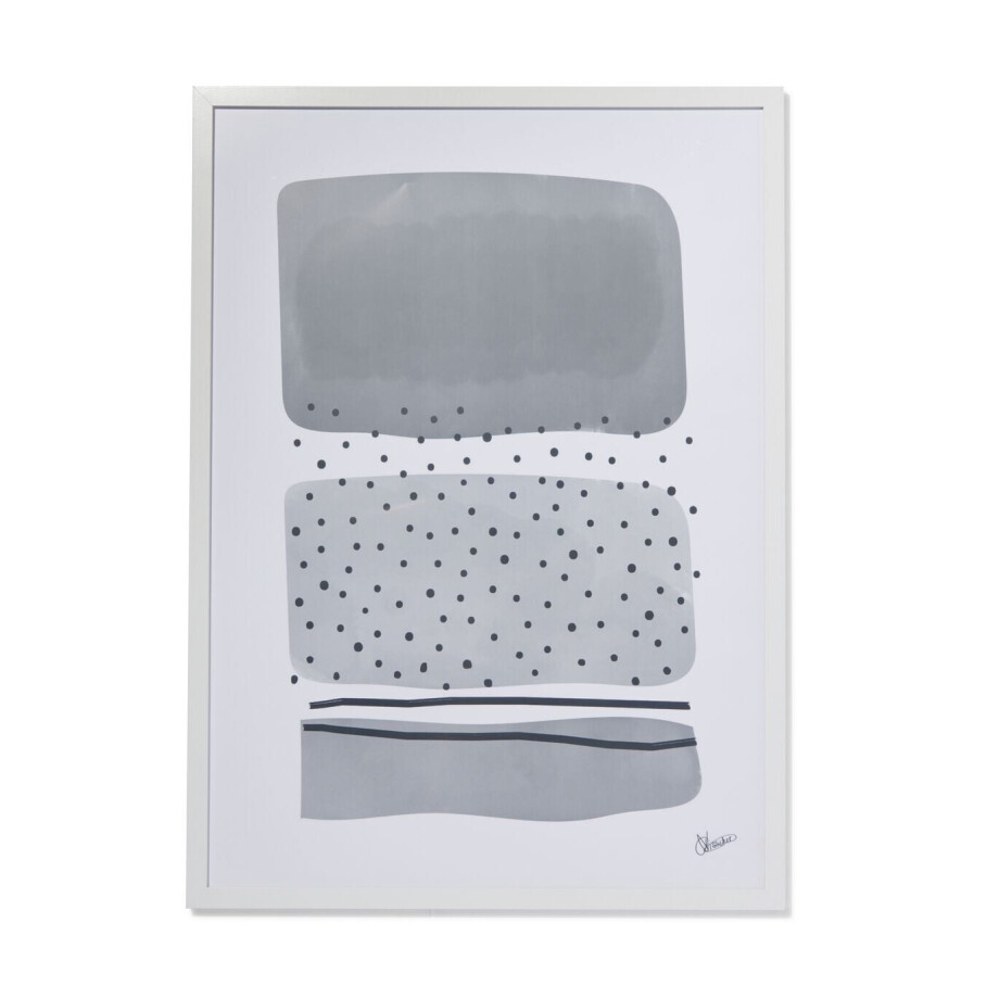 HEMA HEMA Fotolijst 50x70cm Wit Hout Wit (wit) afbeelding 1