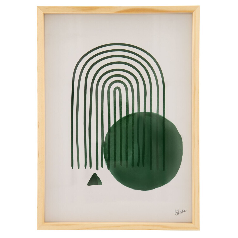 HEMA HEMA Fotolijst A4 Notenkleur Massief Hout Hout (hout) afbeelding 1