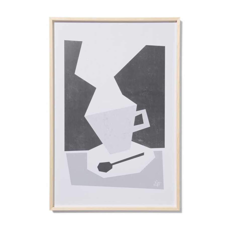 HEMA HEMA Fotolijst 40x60cm Notenkleur Massief Hout Hout (hout) afbeelding 1