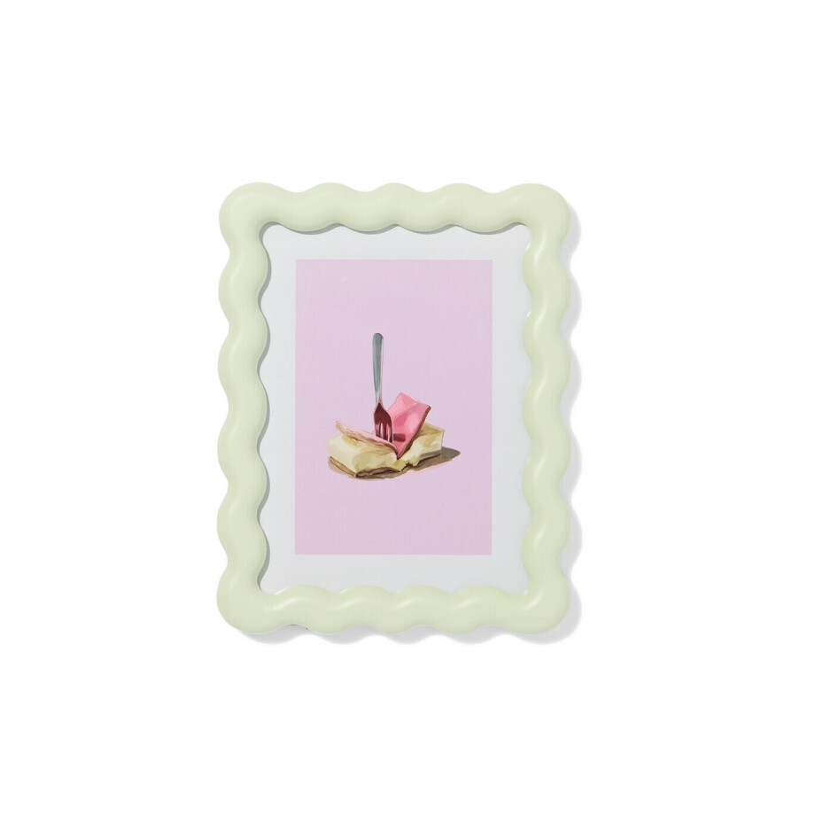 HEMA HEMA Fotolijst 15x20cm Hout Golf (lichtgroen) HEMA HEMA Fotolijst 15x20cm Hout Golf (lichtgroen) afbeelding 1