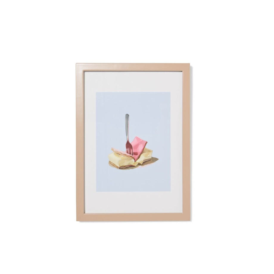 HEMA HEMA Fotolijst A4 31.5x23x1cm Hout (taupe) afbeelding 1