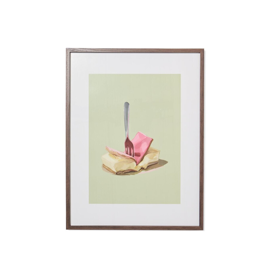 HEMA HEMA Fotolijst 30x40cm Hout Dun (donkerbruin) afbeelding 1