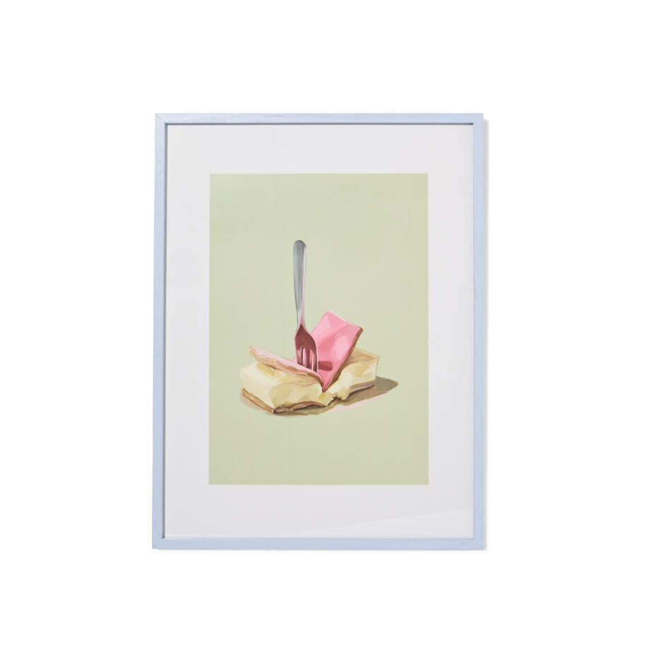 HEMA HEMA Fotolijst 30x40cm Hout Dun (lichtblauw) afbeelding 1