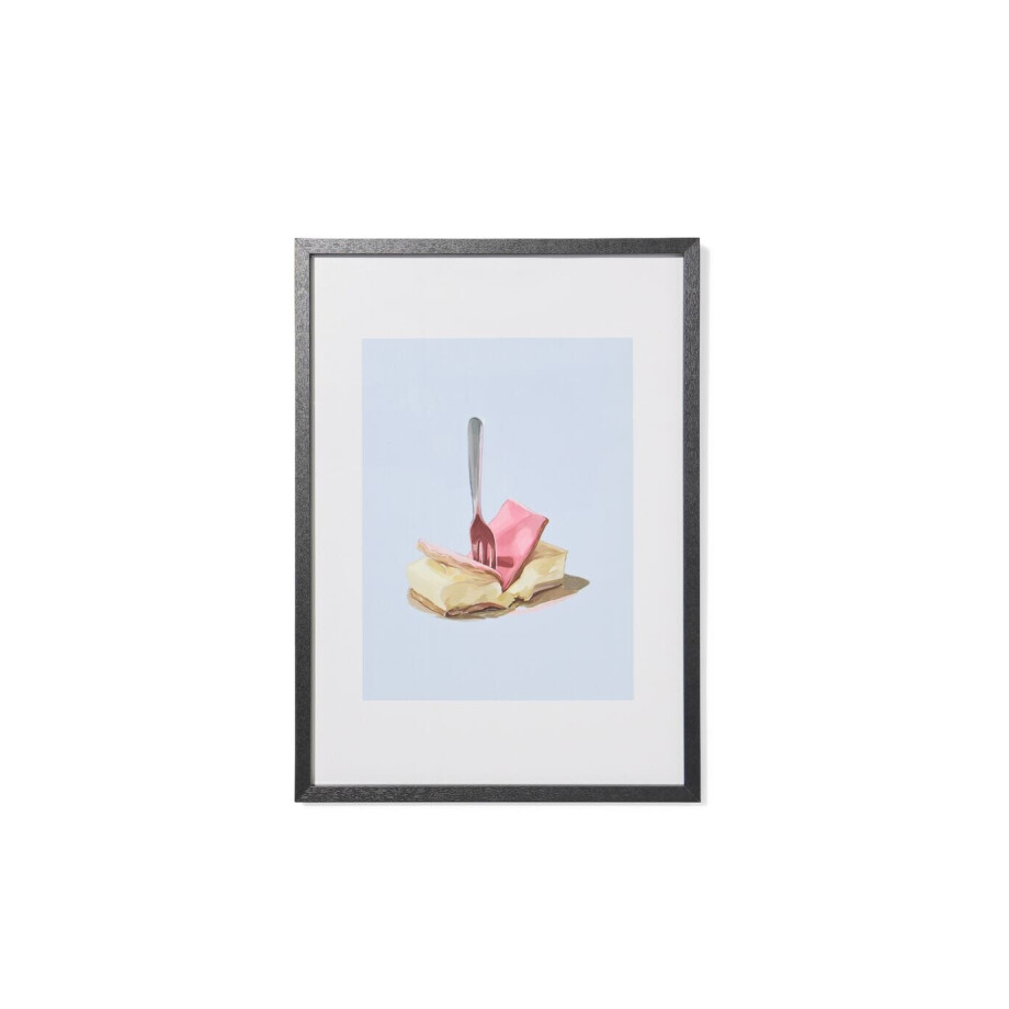 HEMA HEMA Fotolijst A4 21x29.7cm Hout Dun (zwart) afbeelding 1