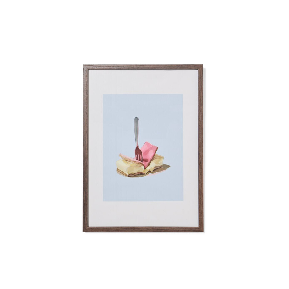 HEMA HEMA Fotolijst A4 21x29.7cm Hout Dun (donkerbruin) afbeelding 1