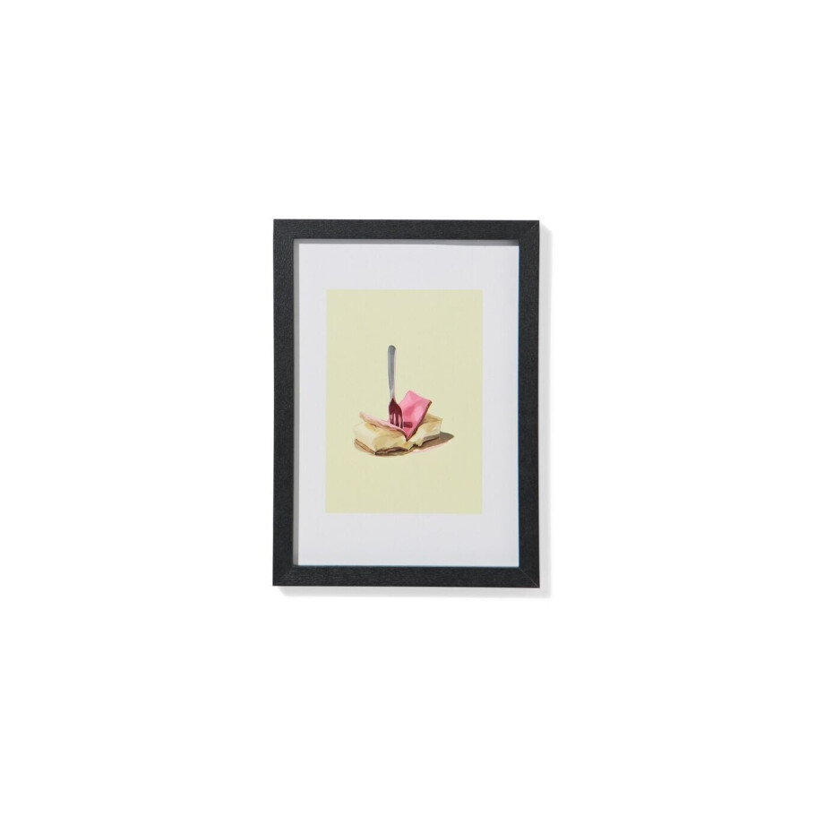 HEMA HEMA Fotolijst 10x15cm Hout Dun (zwart) afbeelding 1