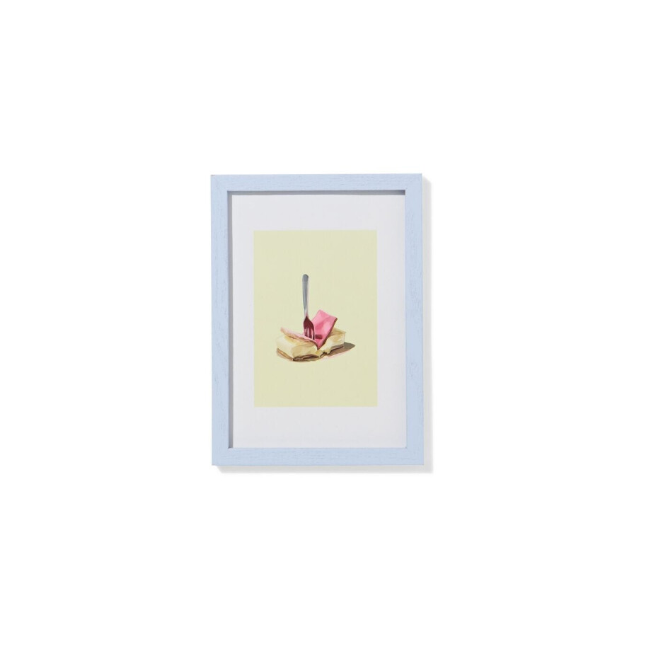 HEMA HEMA Fotolijst 10x15cm Hout Dun (lichtblauw) HEMA HEMA Fotolijst 10x15cm Hout Dun (lichtblauw) afbeelding 1