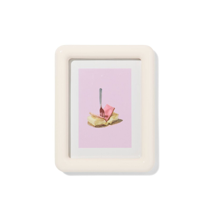HEMA HEMA Fotolijst 15x20cm Hout Afgerond (wit) afbeelding 1