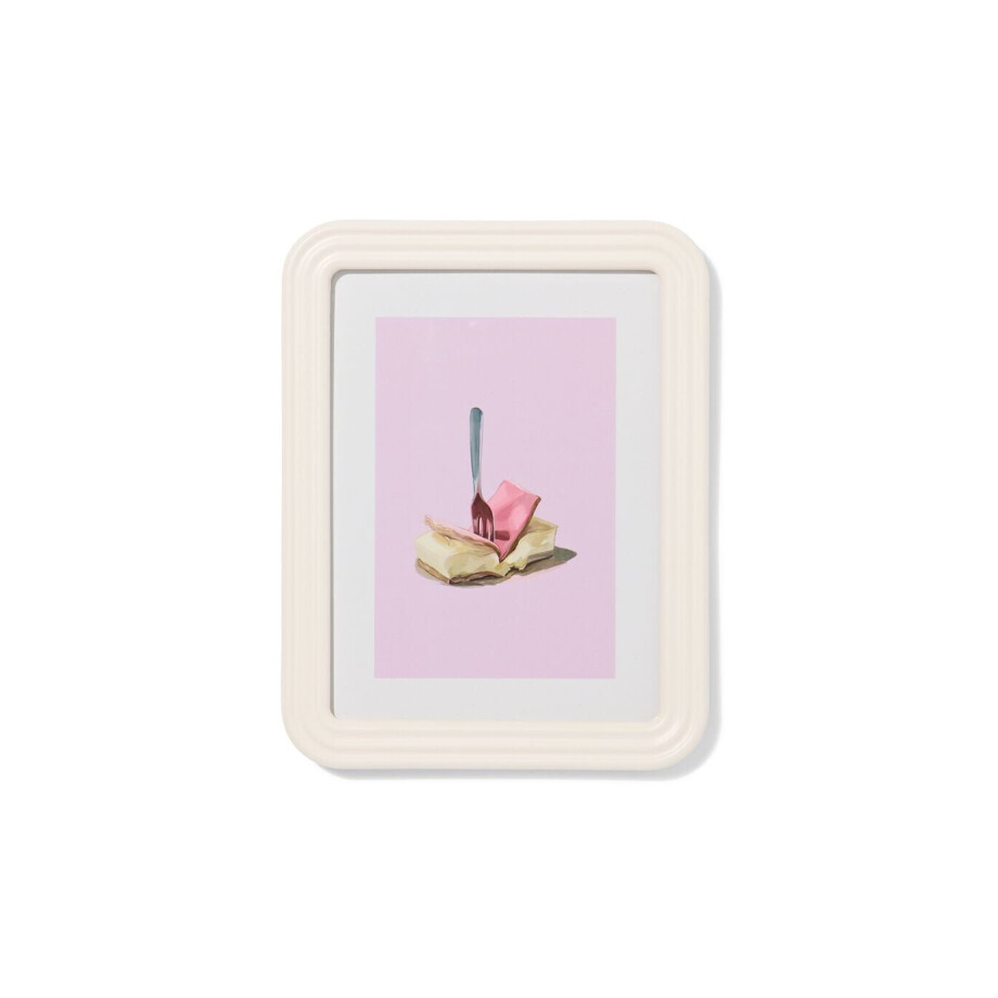 HEMA HEMA Fotolijst 15x20cm Hout Ribbelrand (wit) HEMA HEMA Fotolijst 15x20cm Hout Ribbelrand (wit) afbeelding 1