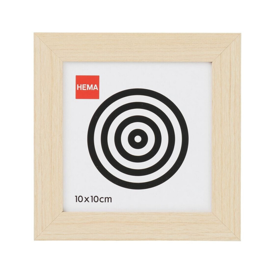 HEMA HEMA Fotolijst 10x10cm Hout (hout) HEMA HEMA Fotolijst 10x10cm Hout (hout) afbeelding 1