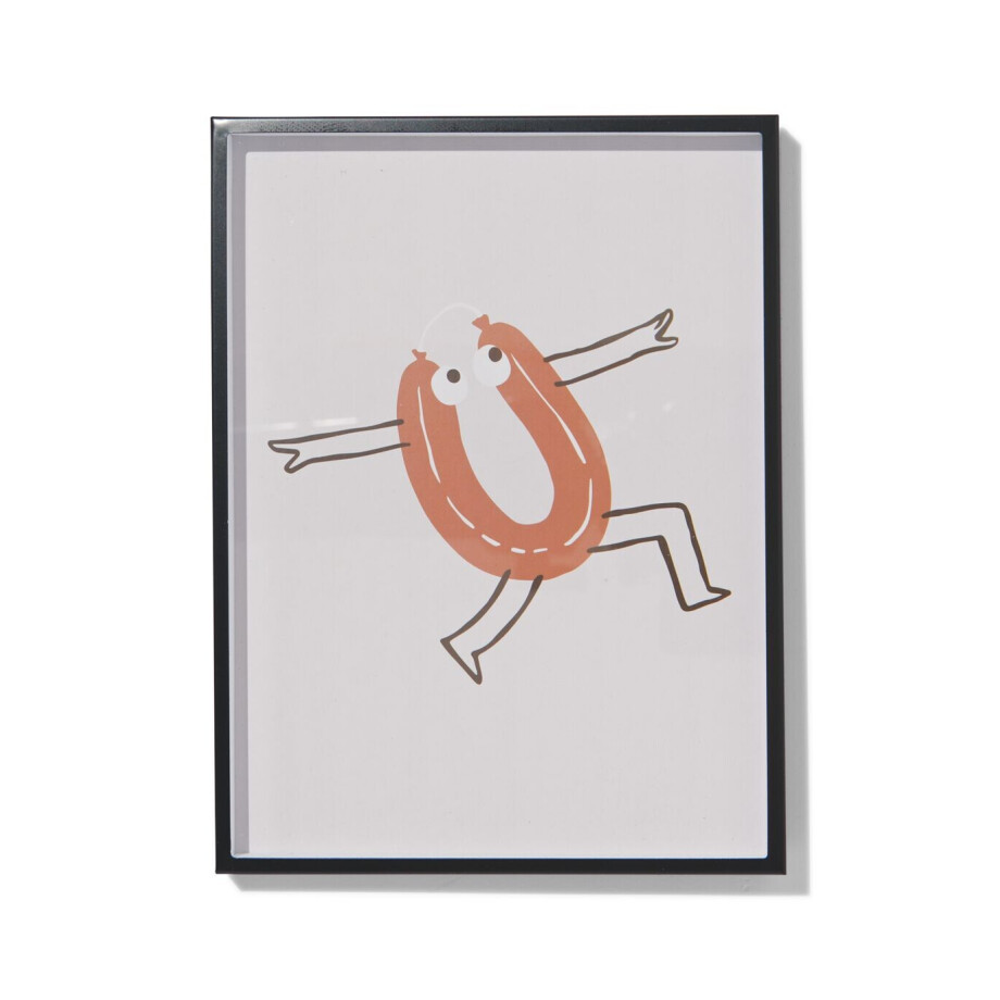 HEMA HEMA Fotolijst 15x20cm Zwart Metaal Zwart (zwart) afbeelding 1