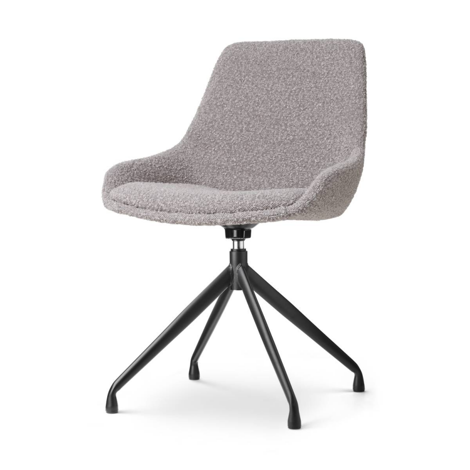 Eetkamerstoel Nola-Isa bouclé draaibaar | Nolon Eetkamerstoel Nola-Isa bouclé draaibaar | Nolon afbeelding 1