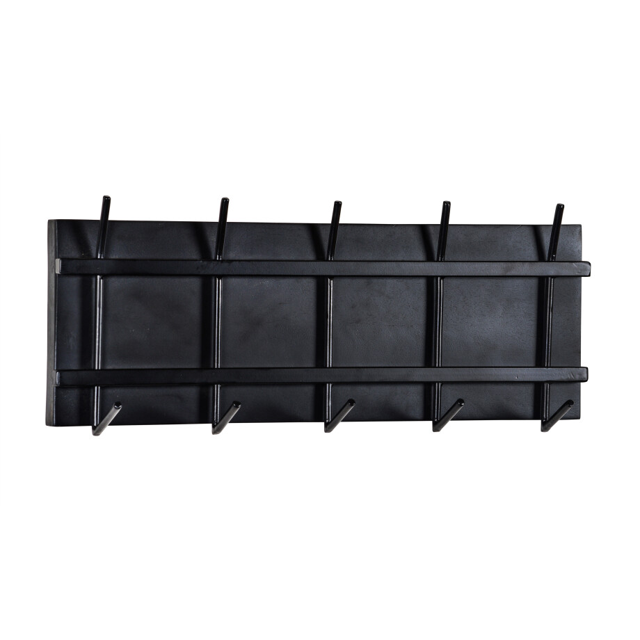 Brix Kapstok 'Gabi' Mangohout, kleur Zwart afbeelding 1