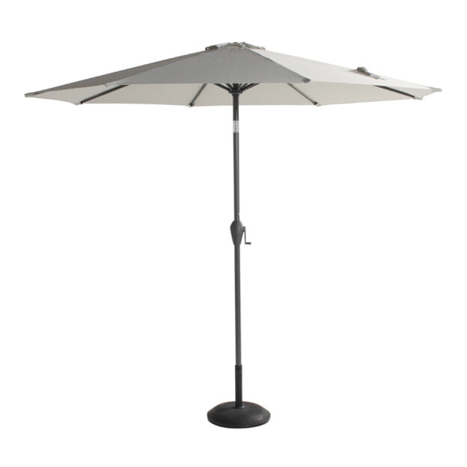 Hartman Parasol 'Sunline' 270cm, kleur Lichtgrijs Hartman Parasol 'Sunline' 270cm, kleur Lichtgrijs afbeelding 1