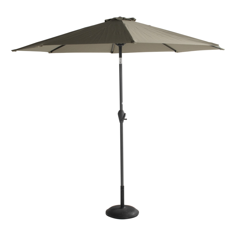 Hartman Parasol 'Sunline' 270cm, kleur Olijfgroen afbeelding 1