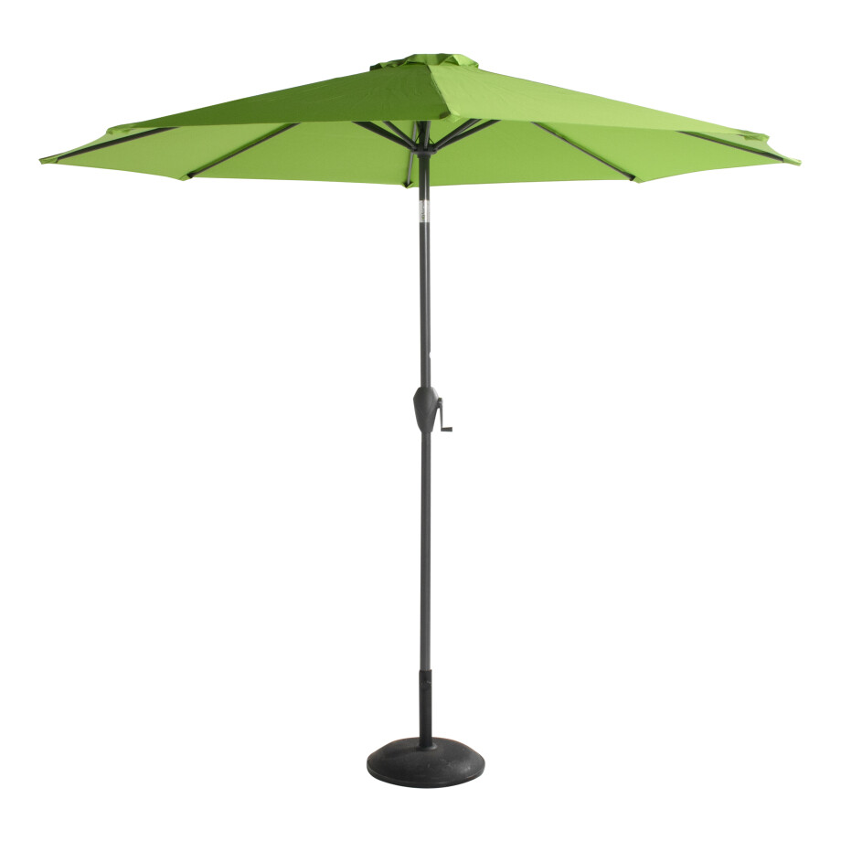 Hartman Parasol 'Sunline' 270cm, kleur Groen Hartman Parasol 'Sunline' 270cm, kleur Groen afbeelding 1