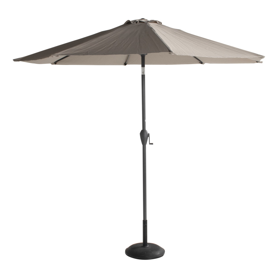 Hartman Parasol 'Sunline' 270cm, kleur Taupe afbeelding 1