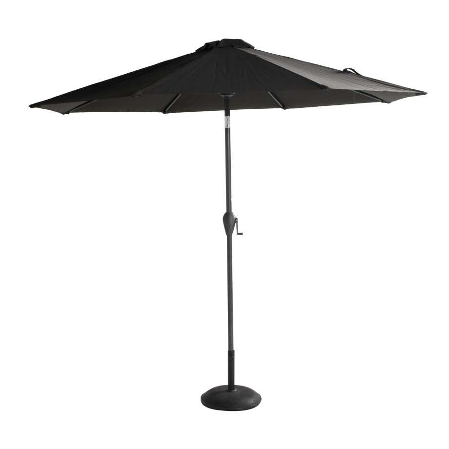Hartman Parasol 'Sunline' 270cm, kleur Antraciet Hartman Parasol 'Sunline' 270cm, kleur Antraciet afbeelding 1
