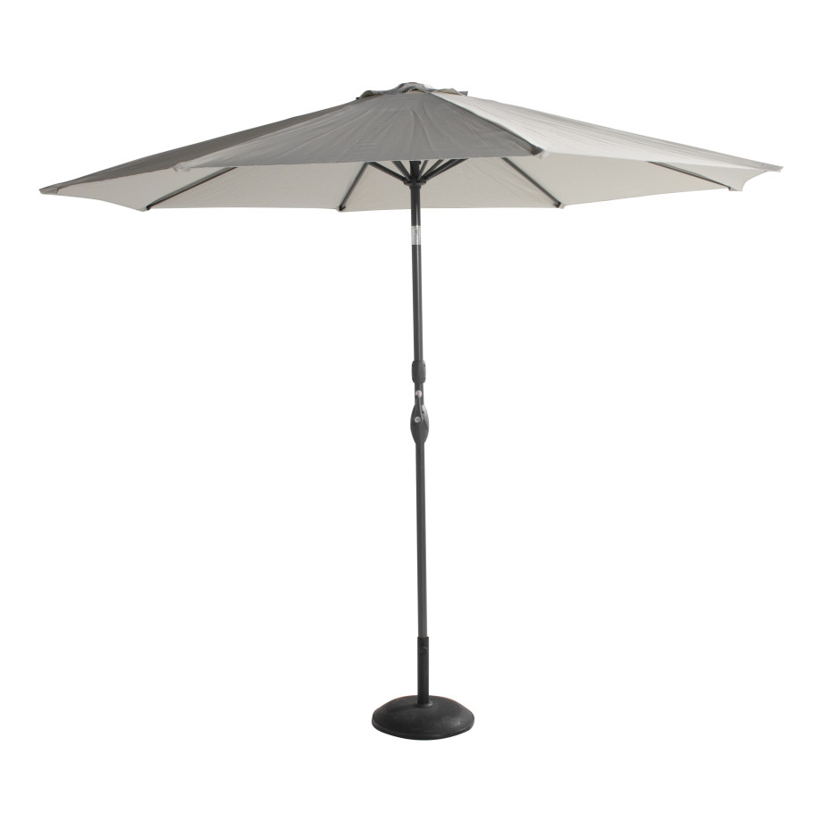 Hartman Parasol 'Sunline' 300cm, kleur Lichtgrijs afbeelding 1