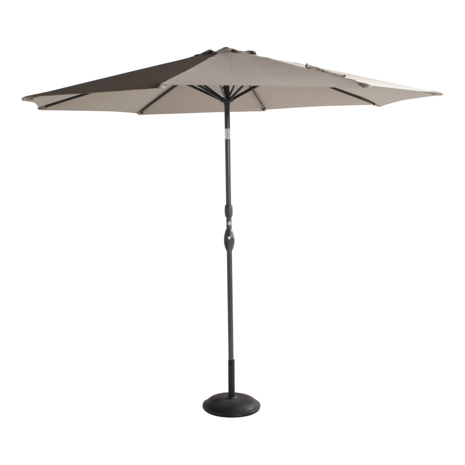 Hartman Parasol 'Sunline' 300cm, kleur Taupe afbeelding 1