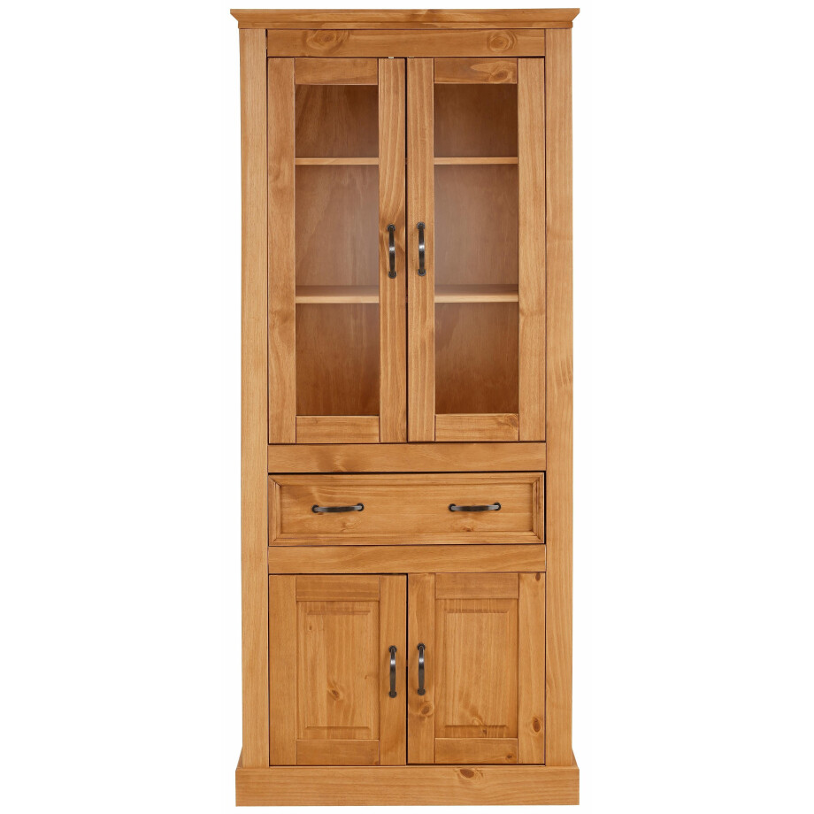 Home affaire Vitrinekast Selma Hoogte 180 cm (2-deurs) afbeelding 1