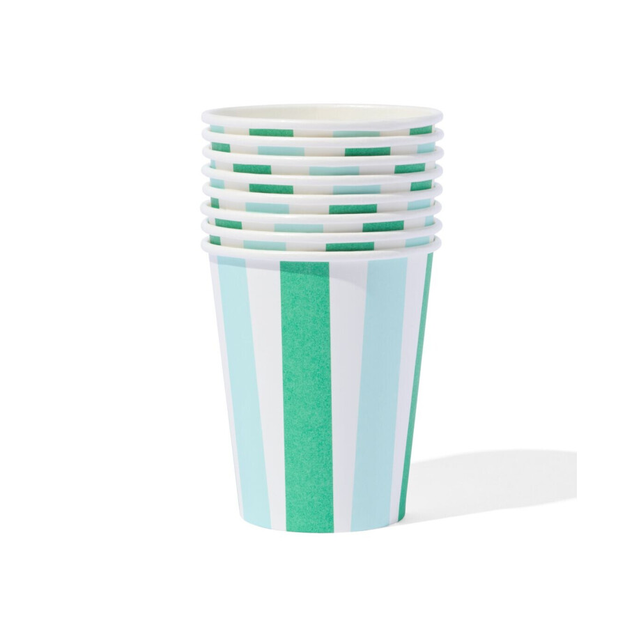 HEMA HEMA Bekers Blauw 8 Stuks afbeelding 