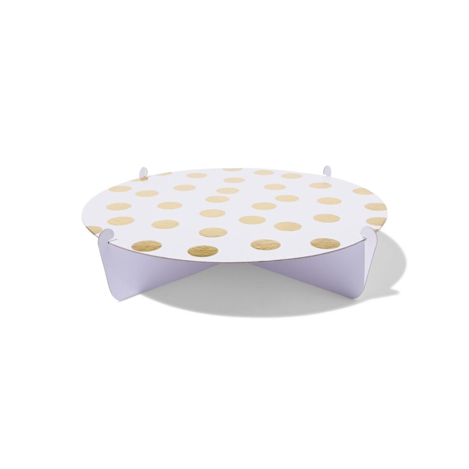 HEMA HEMA Etagere Gouden Stip (goud) HEMA HEMA Etagere Gouden Stip (goud) afbeelding 1
