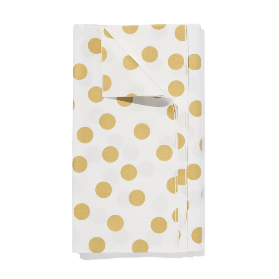 HEMA HEMA Tafelkleed Gouden Stip 200x138cm (goud) afbeelding 1