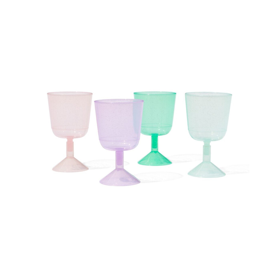HEMA HEMA Herbruikbare Wijnglazen 4 Stuks HEMA HEMA Herbruikbare Wijnglazen 4 Stuks afbeelding