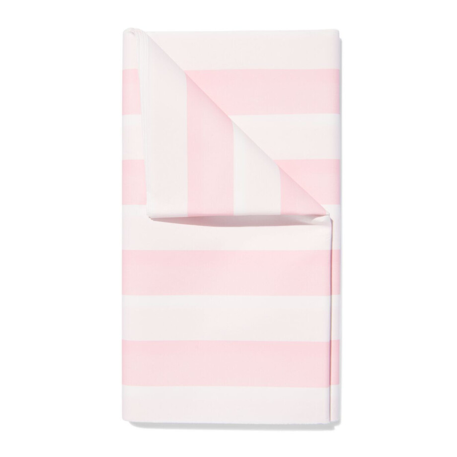 HEMA HEMA Tafelkleed 220x138cm Strepen Roze (roze) HEMA HEMA Tafelkleed 220x138cm Strepen Roze (roze) afbeelding 1