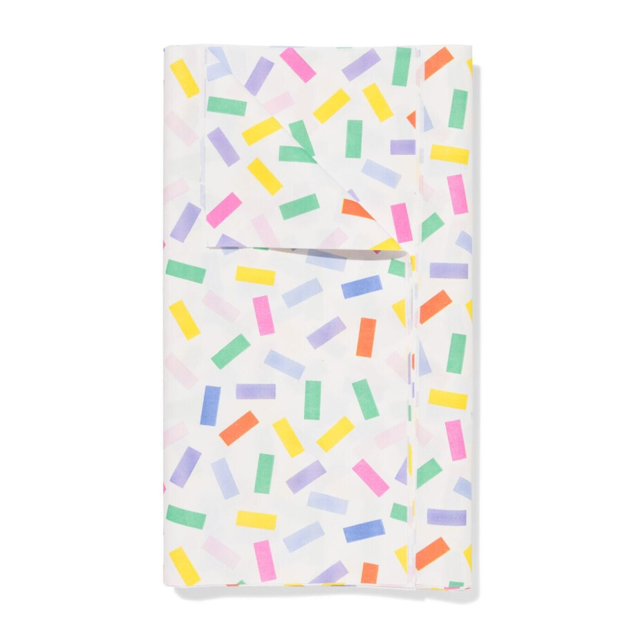 HEMA HEMA Tafelkleed 220x138cm Papier Kleur (multicolor) afbeelding 1