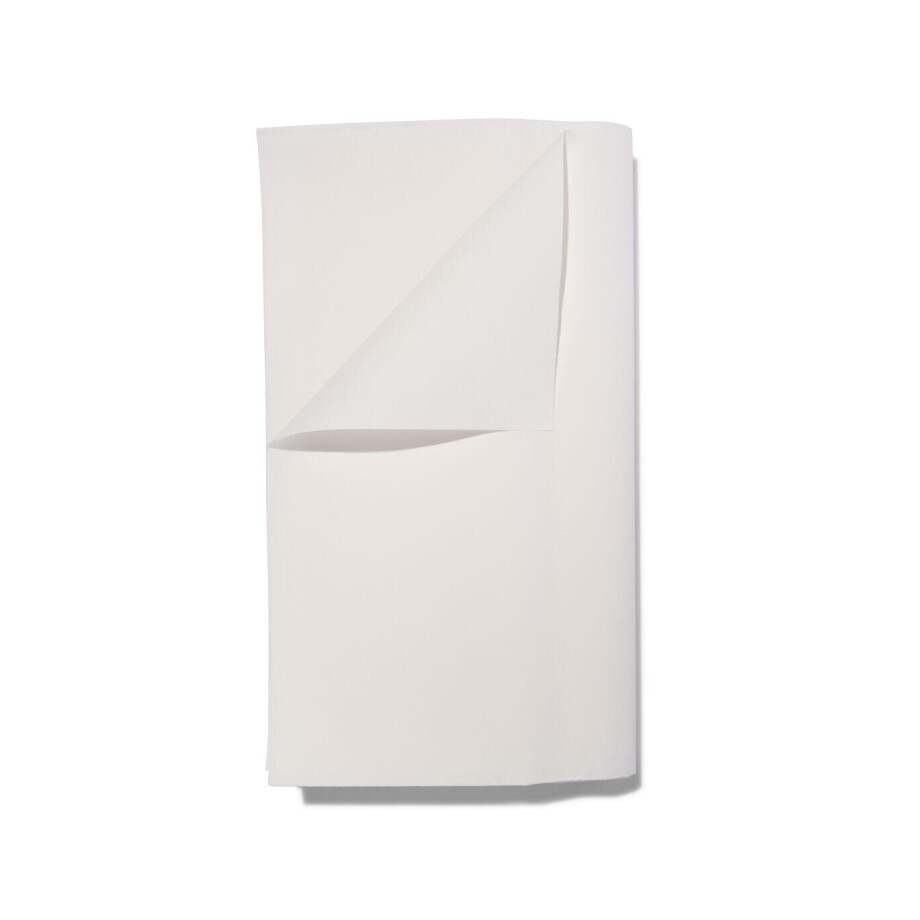 HEMA HEMA Tafelkleed 138x220cm Papier Wit (wit) HEMA HEMA Tafelkleed 138x220cm Papier Wit (wit) afbeelding 1