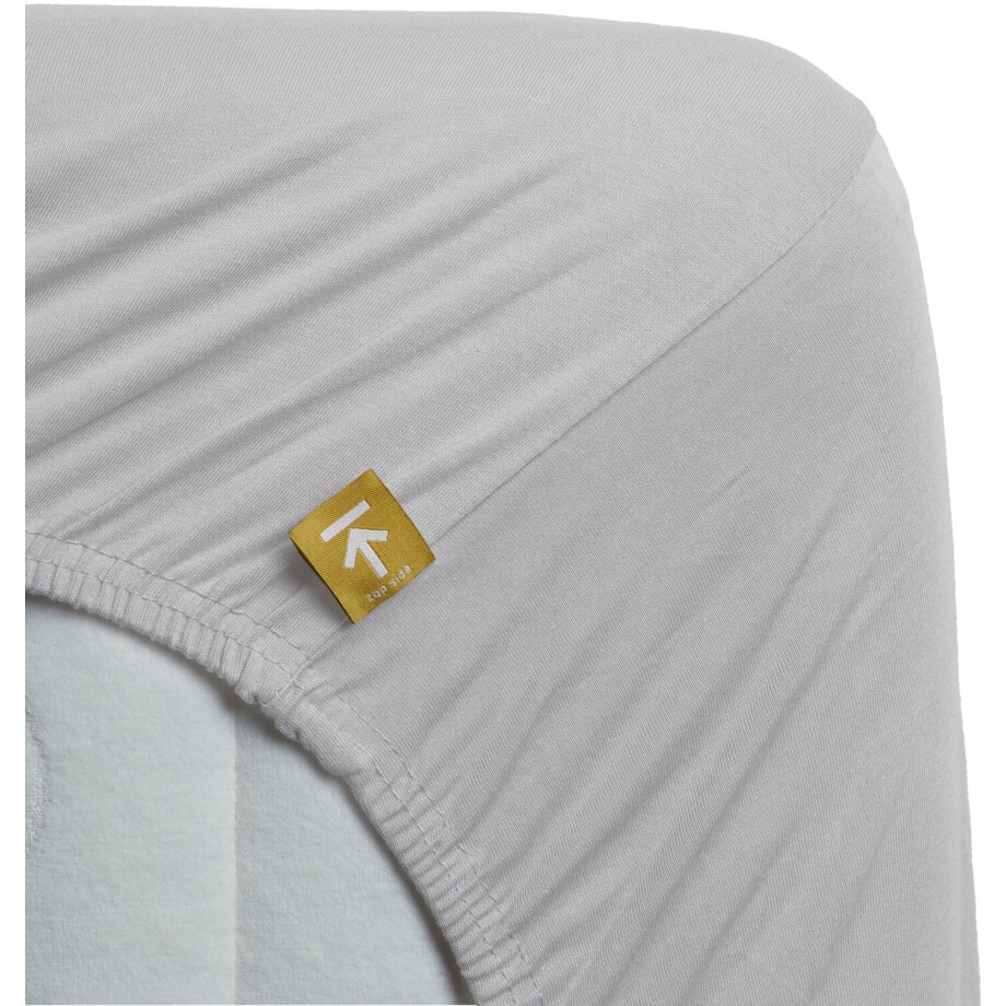 Beddinghouse - Jersey-stretch - Hoeslaken - 100x220 cm - Lichtgrijs - premium kwaliteit afbeelding 1