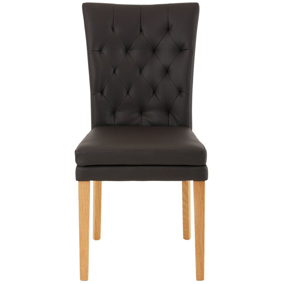 Home affaire Eetkamerstoel Colorado BESTSELLER Polsterstoel Poten in eiken of noten. In set van 2, 4 of 6 afbeelding 1