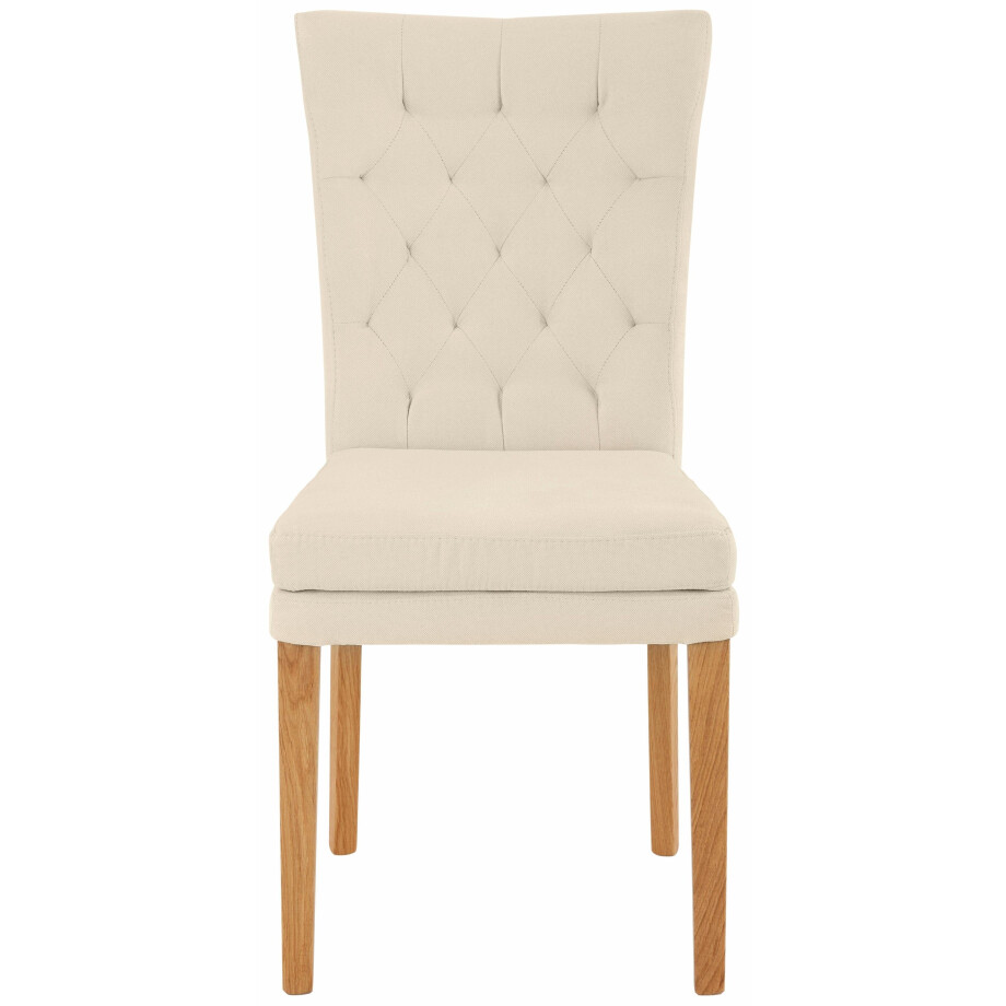 Home affaire Eetkamerstoel Colorado BESTSELLER Polsterstoel Poten in eiken of noten. In set van 2, 4 of 6 afbeelding 1