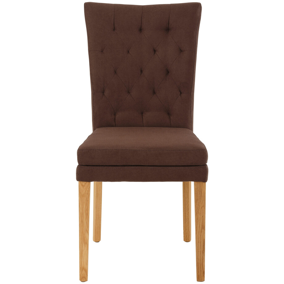 Home affaire Eetkamerstoel Colorado BESTSELLER Polsterstoel Poten in eiken of noten. In set van 2, 4 of 6 afbeelding 1