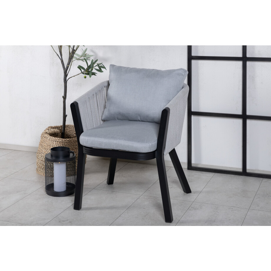 Nohr Tuinstoel 'Sauel' kleur Grijs afbeelding 1