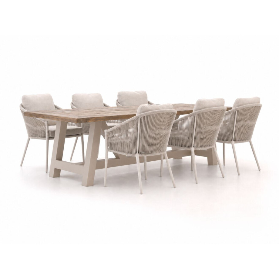 + 15% kassakorting | Bellagio Mineo/Bresimo 260cm dining tuinset 7-delig - Laagste prijsgarantie! + 15% kassakorting | Bellagio Mineo/Bresimo 260cm dining tuinset 7-delig - Laagste prijsgarantie! afbeelding 1