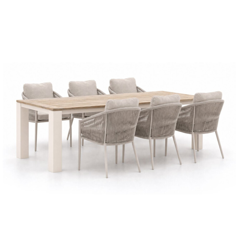 + 15% kassakorting | Bellagio Mineo/ROUGH-X 240cm dining tuinset 7-delig - Laagste prijsgarantie! + 15% kassakorting | Bellagio Mineo/ROUGH-X 240cm dining tuinset 7-delig - Laagste prijsgarantie! afbeelding 1