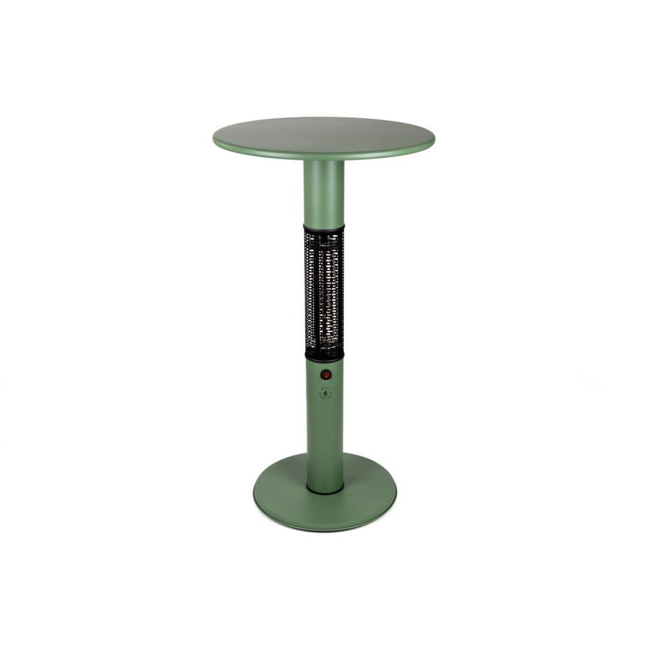 + 15% kassakorting | Monti HeatLine Vibe bartafel met terrasverwarmer 1500W ø60cm (h: 110cm) - Laagste prijsgarantie! afbeelding 1
