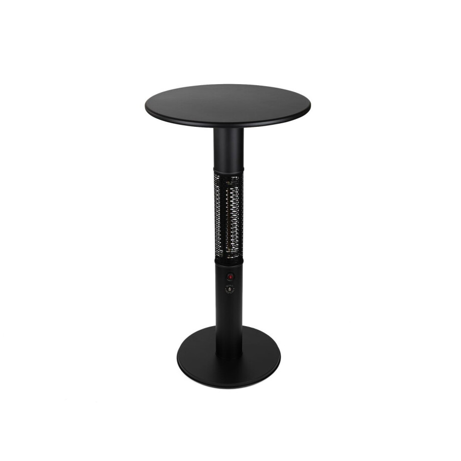 + 15% kassakorting | Monti HeatLine Vibe bartafel met terrasverwarmer 1500W ø60cm (h: 110cm) - Laagste prijsgarantie! afbeelding 1