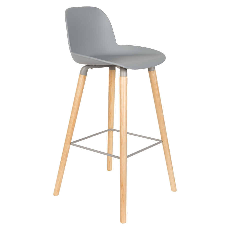 Zuiver Barkruk 'Albert Kuip' PP, kleur Lichtgrijs (zithoogte 75cm) Zuiver Barkruk 'Albert Kuip' PP, kleur Lichtgrijs (zithoogte 75cm) afbeelding 1