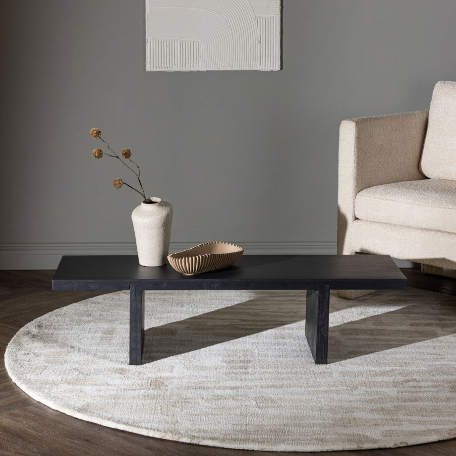 Nohr Salontafel 'Lynda' Rubberhout, 120 x 38cm afbeelding 1