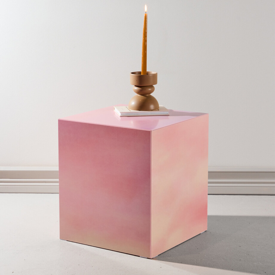 Nohr Salontafel 'Katiana' 40 x 40cm, kleur Roze afbeelding 1